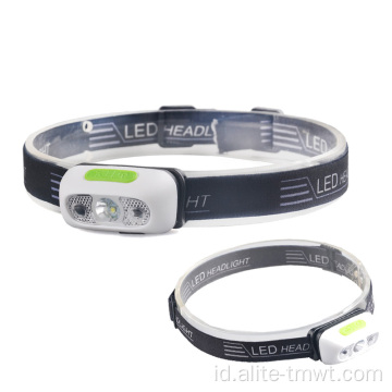 Headlamp USB tinggi tahan air luar ruangan